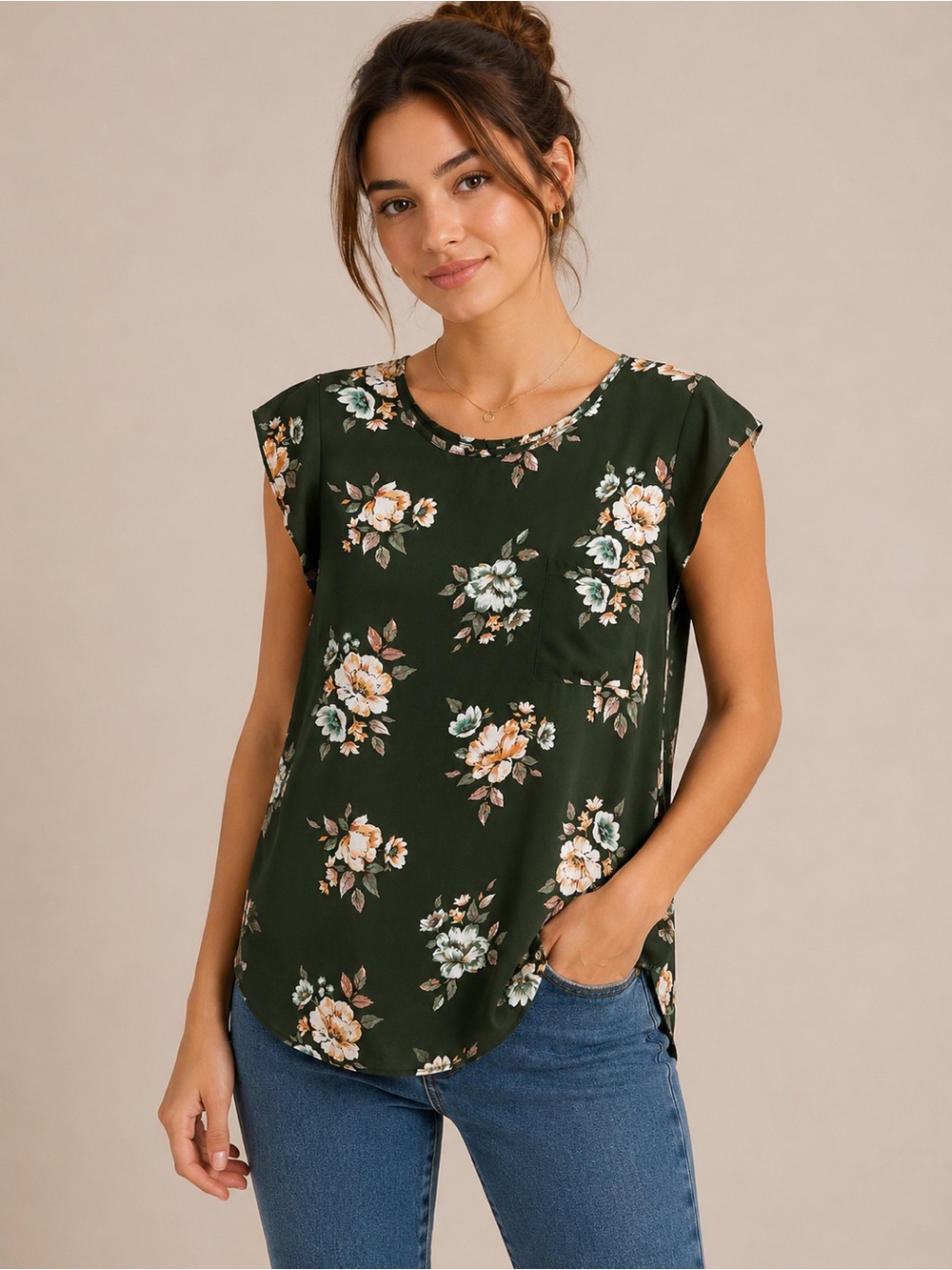 Alice Blue Floral Blouse